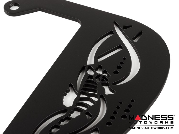 smart fortwo Custom License Plate Frame Sea Horse Matte Black